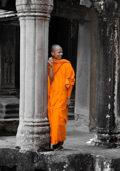angkor monk